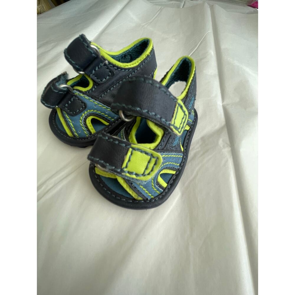 Koala Baby Casual Sandals Blue Green Lightweight Adjustable Waterproof Size 1 - Picture 2 of 5